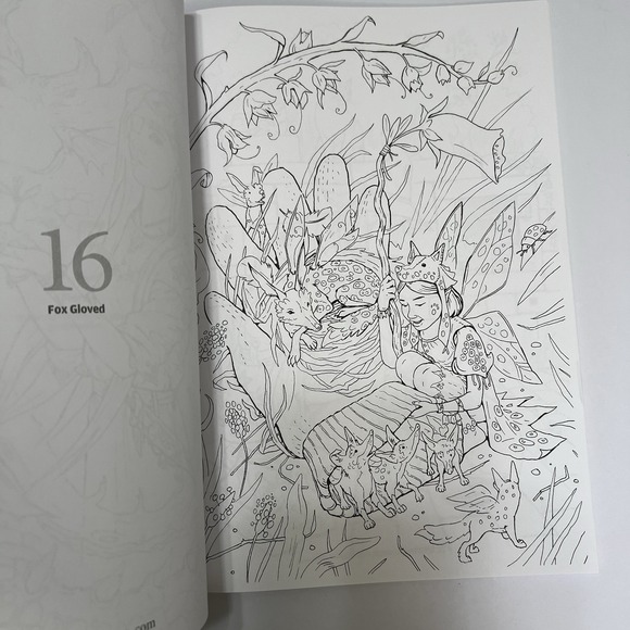 Colouring Heaven Adult Coloring Book Magazine Wildwood Witches Special #85 - Picture 8 of 12